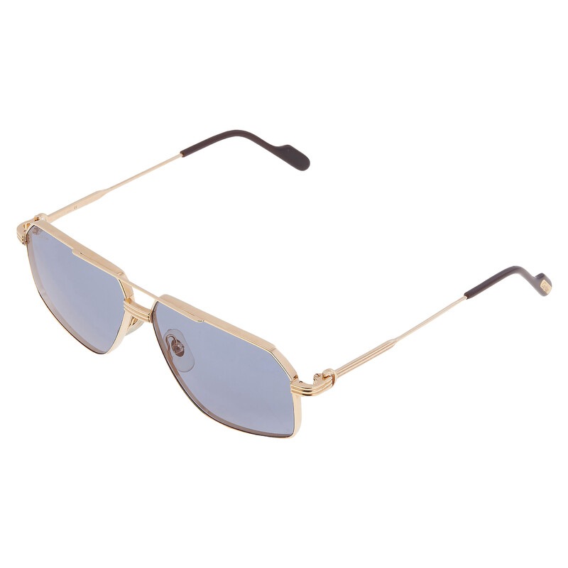 Cartier Brown Navigator Men's Sunglasses CT0270S 002 61
