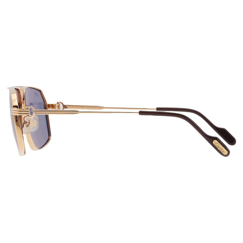 Cartier Brown Navigator Men's Sunglasses CT0270S 002 61