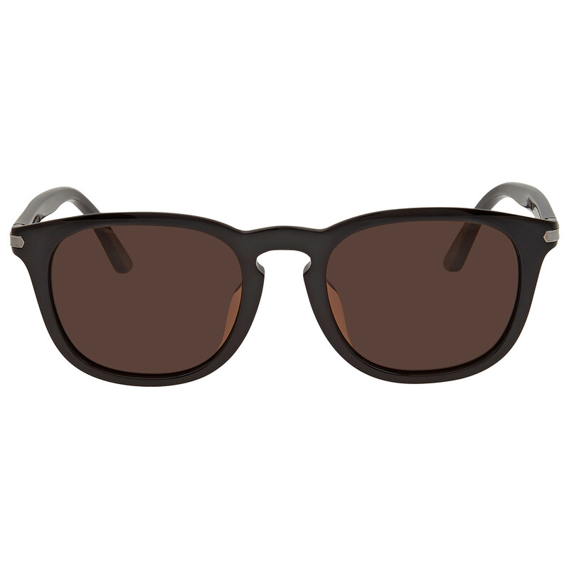Cartier Brown Rectangular Unisex Sunglasses CT0011SA 004 52