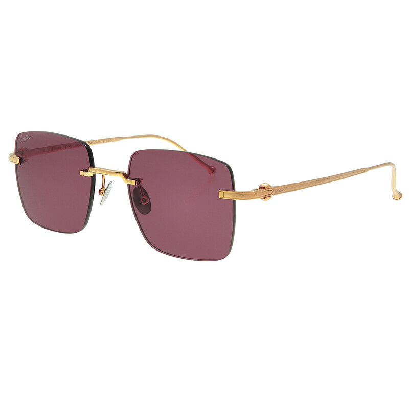 Cartier Burgundy Square Men display picture 1