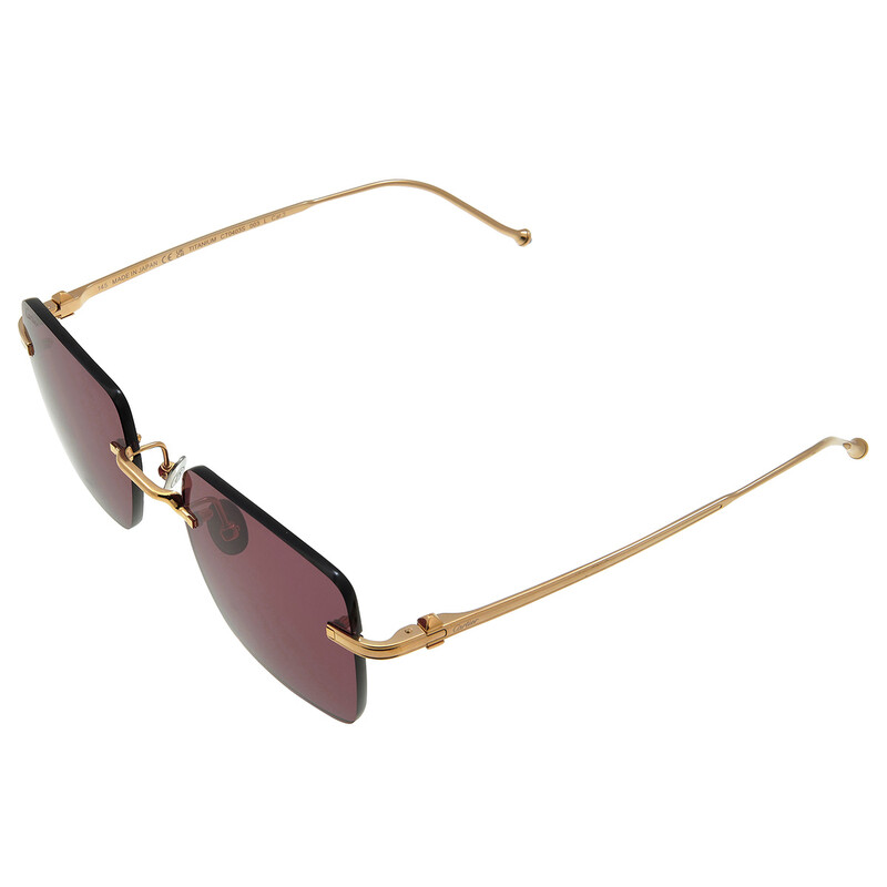 Cartier Burgundy Square Men display picture 2