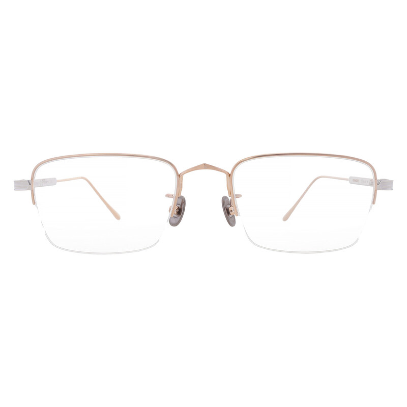 Cartier C de Cartier Demo Rectangular Men's Titanium Eyeglasses