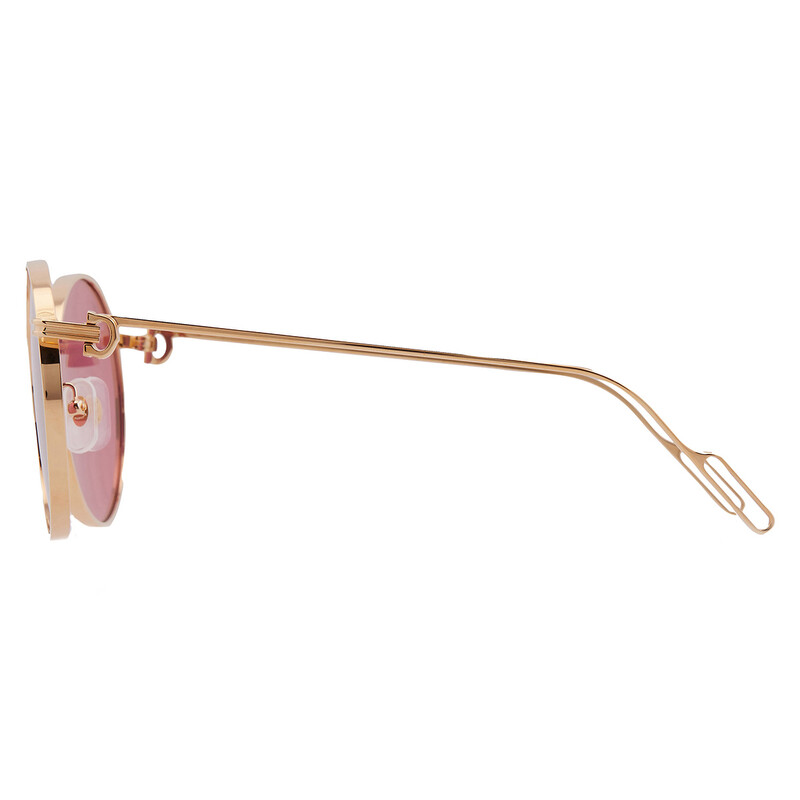 Cartier C de Cartier Red Round Ladies Sunglasses CT0274S 003  display picture 2
