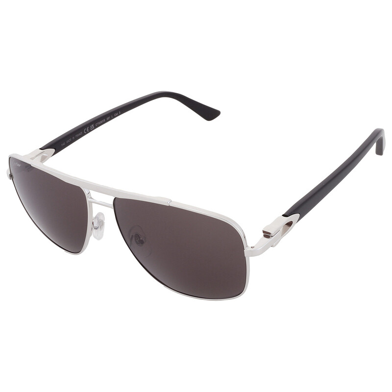 Cartier C Decor Grey Mask Men's Sunglasses CT0365S 001 58