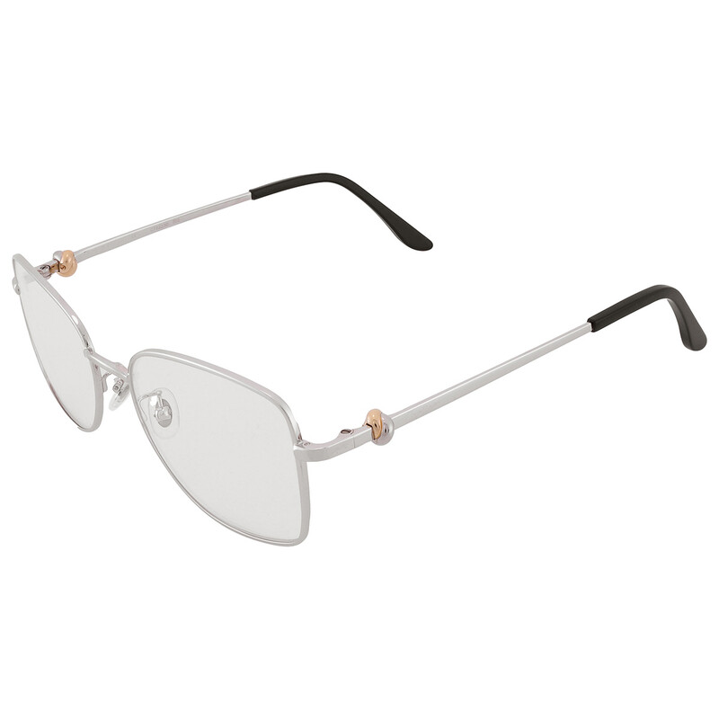 Cartier Trinity Demo Cat Eye Ladies Eyeglasses CT0223O 002 54