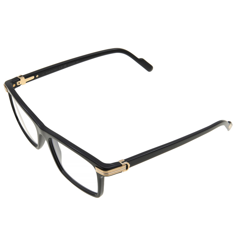 Cartier Demo Rectangular Men's Eyeglasses CT0222O 001 54