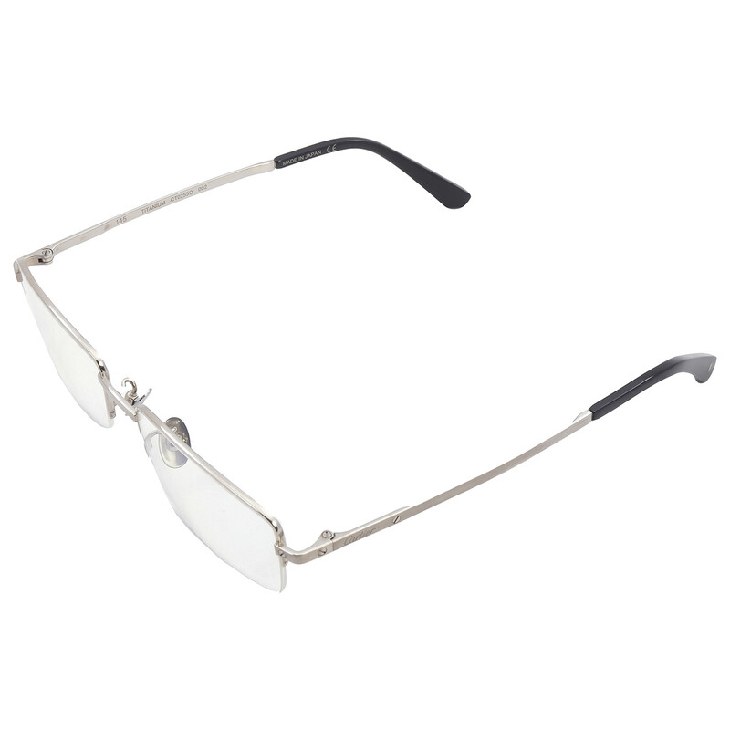 Cartier Santos de Cartier Demo Rectangular Men's Eyeglasses