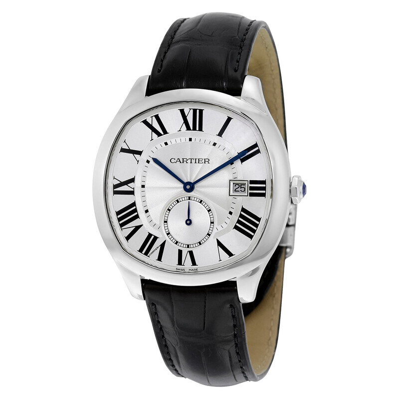 Cartier Drive Automatic Silvered Flinque Dial Men's Watch WSNM0004