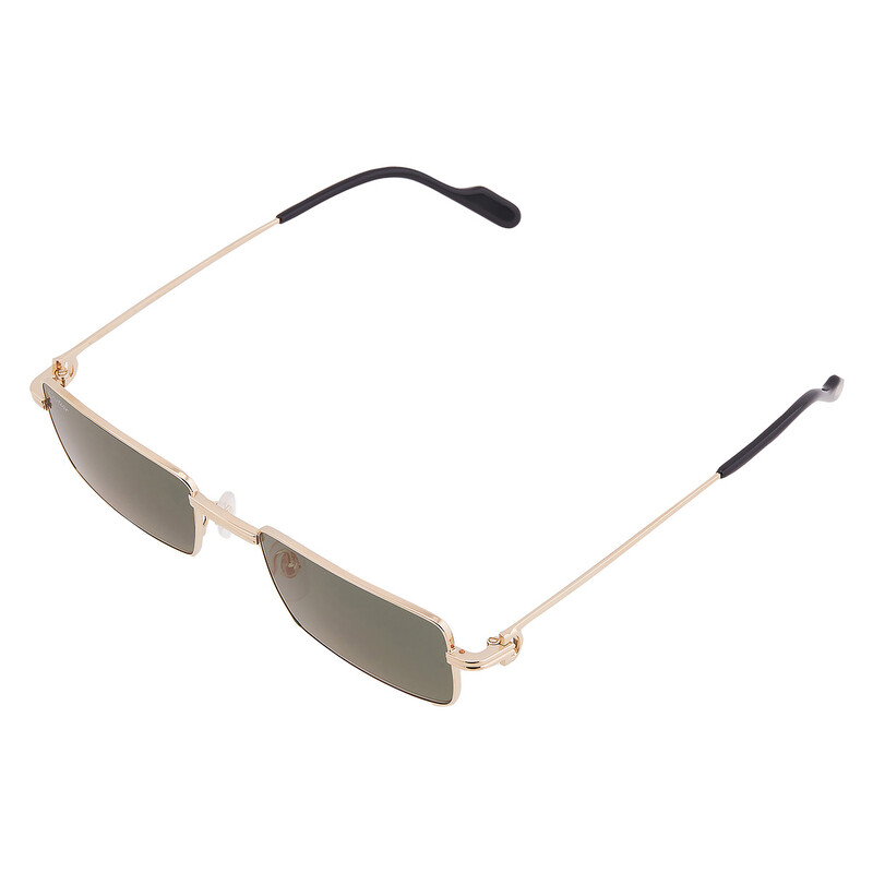 Cartier Green Rectangular Ladies Sunglasses CT0501S 007 54