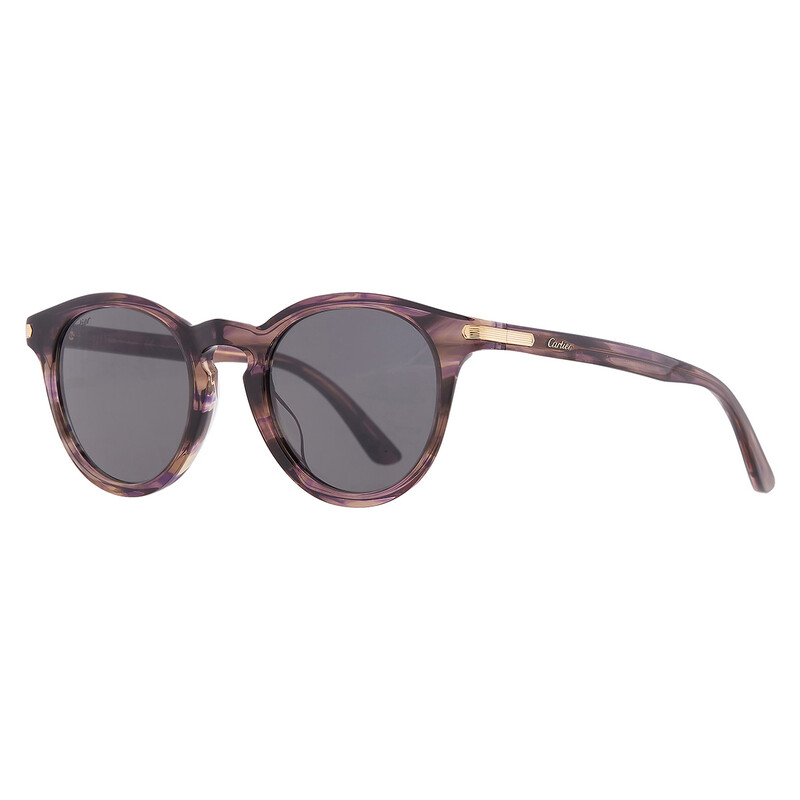 Cartier Grey Phantos Unisex Sunglasses CT0010S 003 48 