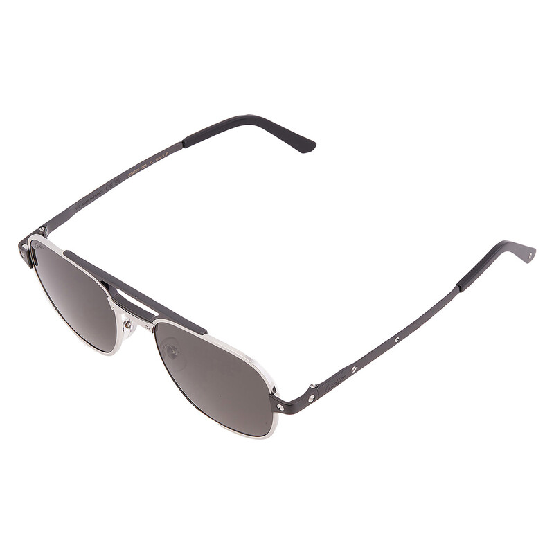 K*u様 【美品】Cartier カルティエ グレー サングラス3059776 Cartier Grey Pilot Men's Sunglasses CT0477S 001 56 843023176181