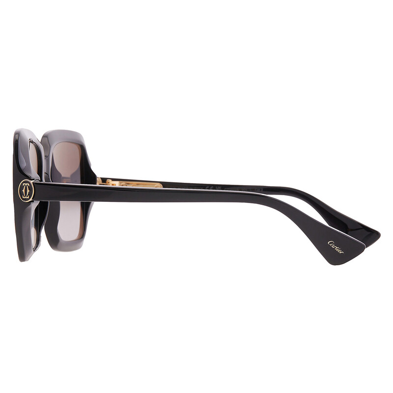Cartier Grey Square Ladies Sunglasses CT0507S 001 54  display picture 2