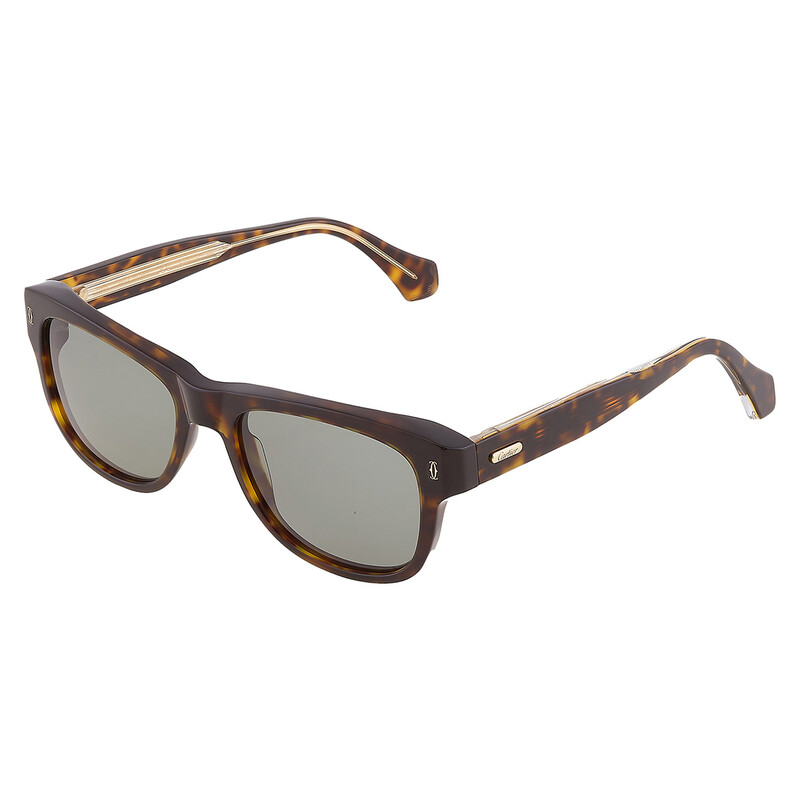 Cartier Grey Square Men's Sunglasses CT0277S 002 55 843023152185