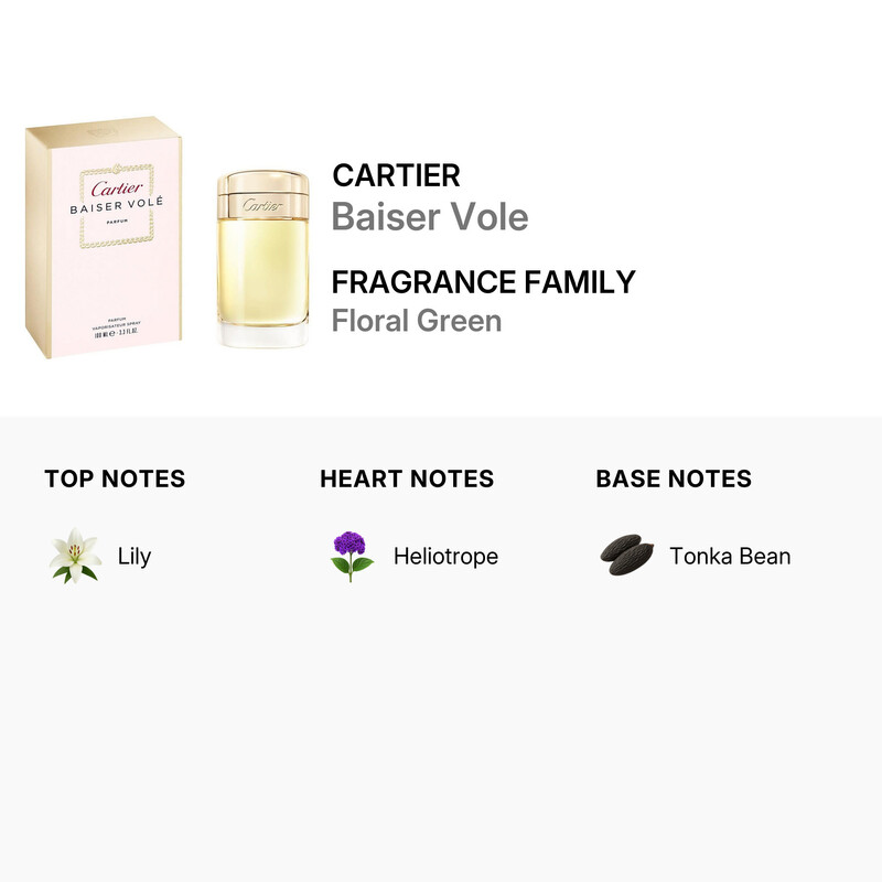 Cartier Ladies Baiser Vole Parfum 3.4 oz Fragrances 3432240505897