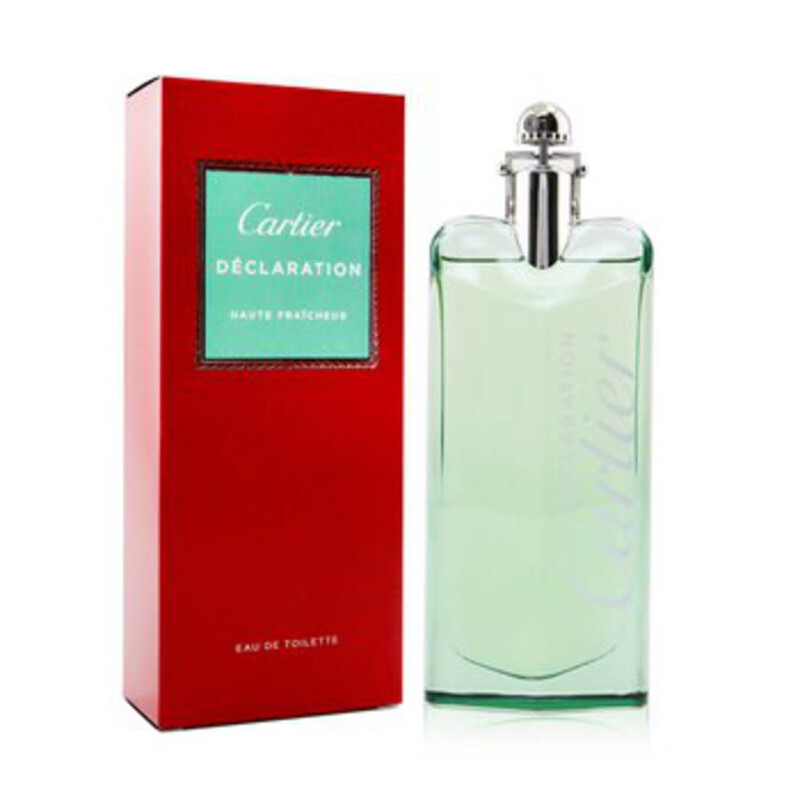 Cartier Men's Declaration Haute Fraicheur EDT Spray 3.3 oz Fragrances 3432240505293