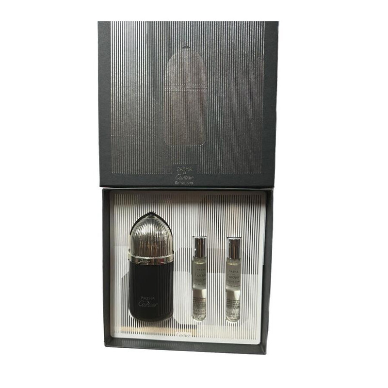 Cartier Men's Pasha De Cartier Edition Noire Gift Set Fragrances 3432240515469