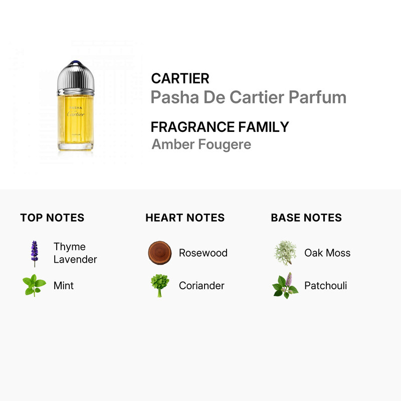 Cartier Men's Pasha De Cartier Parfum 3.4 oz (Tester) Fragrances 3432240049971