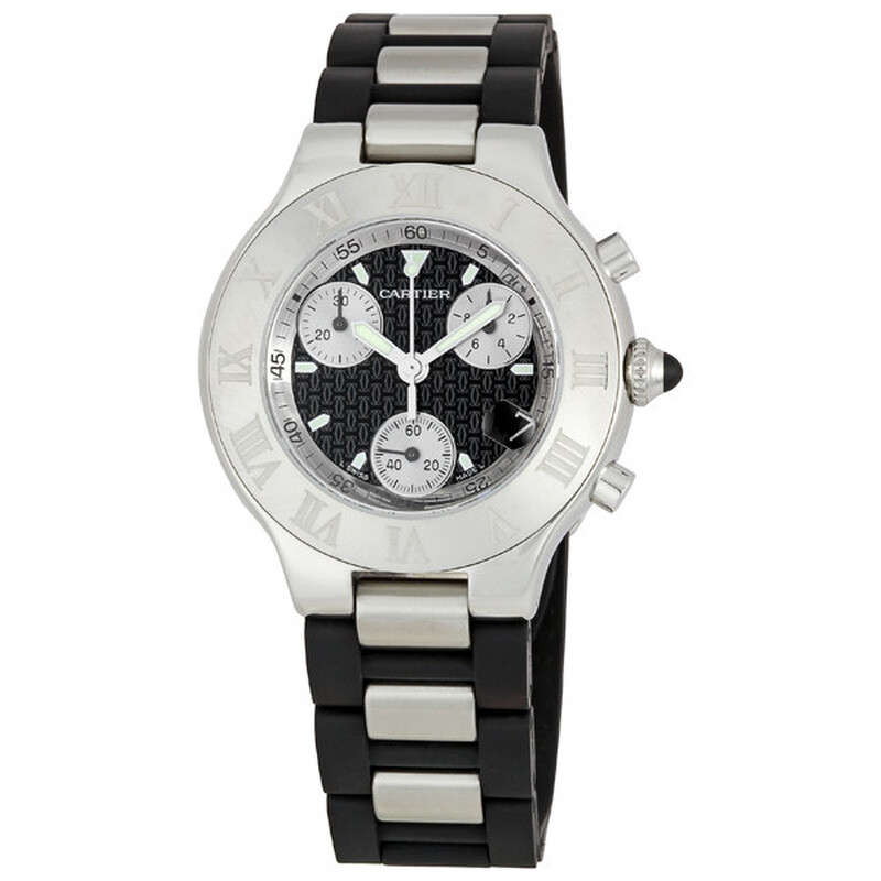 Cartier Must 21 Chronoscaph Men's Watch W10125U2 7612456167706