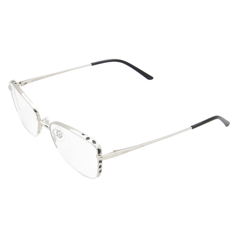 美品　Cartier カルティエ　パンテール ドゥ　メガネ CT0311O Cartier Panthere de Cartier Demo Square Ladies Eyeglasses CT0311O