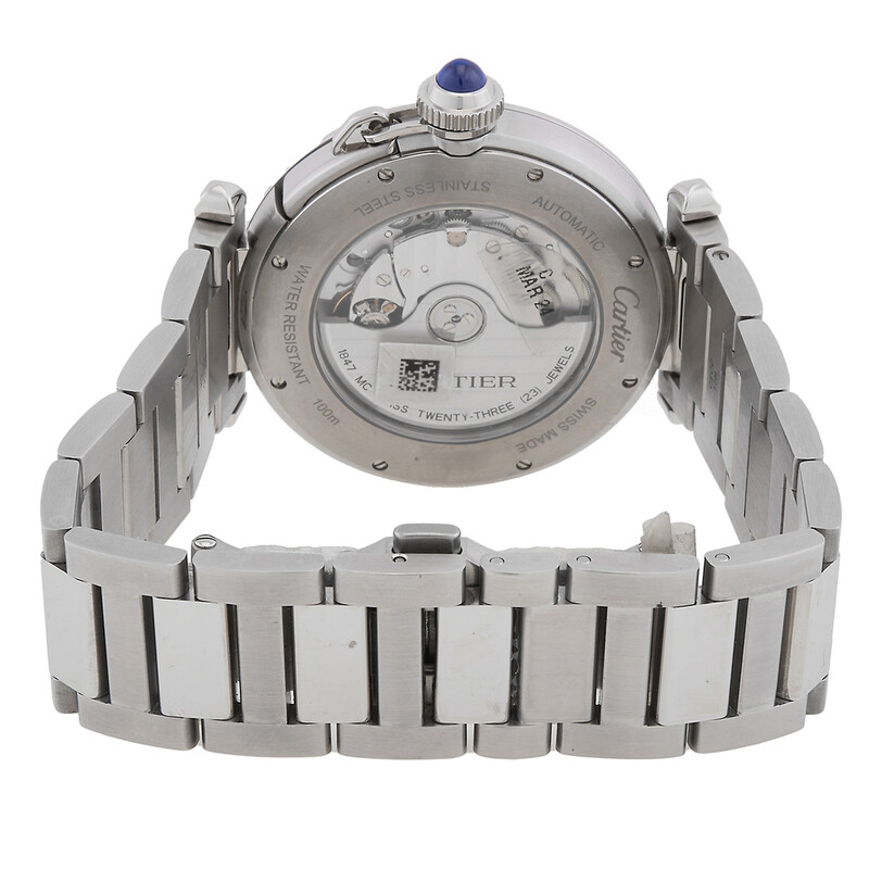 Cartier Pasha De Cartier Automatic Grey Dial Men's Watch WSPA0026
