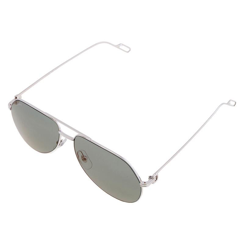 Cartier Premiere de Cartier Grey Pilot Unisex Sunglasses  display picture 3