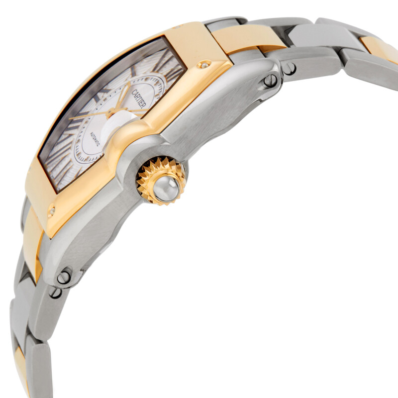 Cartier Roadster Large Model Automatic White Dial Watch W2RD0010