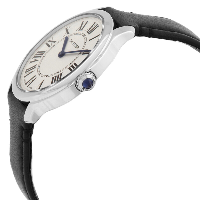 Cartier Ronde Must De Cartier Quartz Silver Dial Men display picture 1