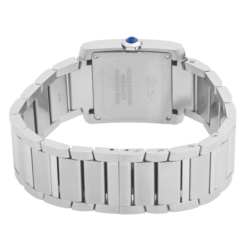 カルティエ Tank Française 用 コマ（シルバー） 3コマ　シルバー Cartier Tank Francaise Medium Model Quartz Watch WSTA0105