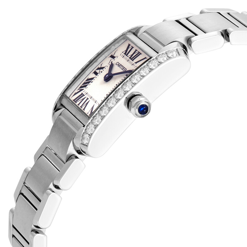 Cartier Tank Francaise Silver Dial Ladies Watch W4TA0008