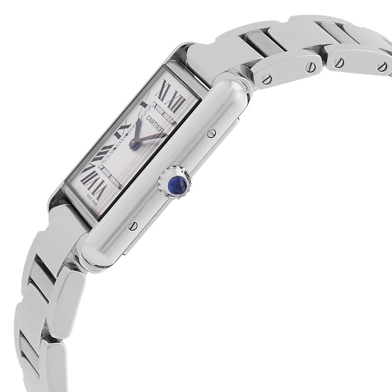 Cartier Tank Must Quartz Silver Dial Men's Watch WSTA0052