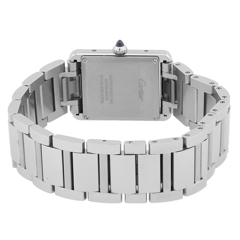 Cartier Tank Must Quartz Silver Dial Men's Watch WSTA0052