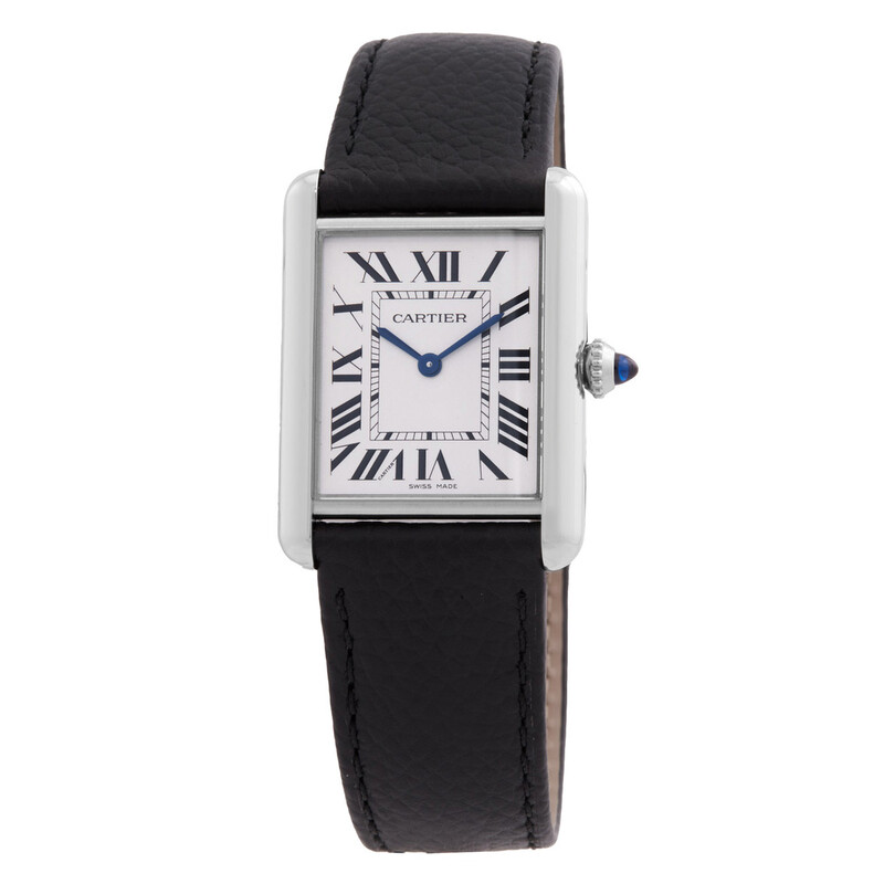 Cartier Tank Must SolarBeat Quartz White Dial Watch WSTA0120