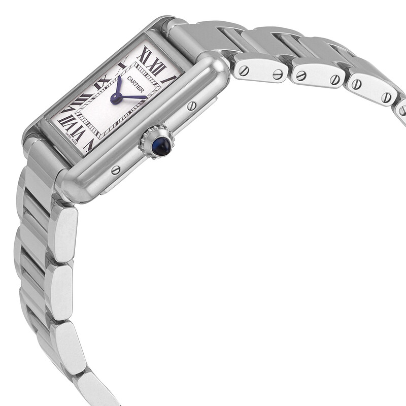 Cartier Tank Quartz Silver Dial Ladies Watch WSTA0051 - Watches
