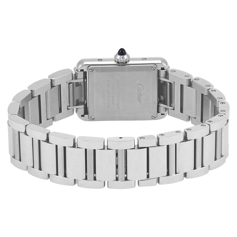 Cartier Tank Quartz Silver Dial Ladies Watch WSTA0051 - Watches