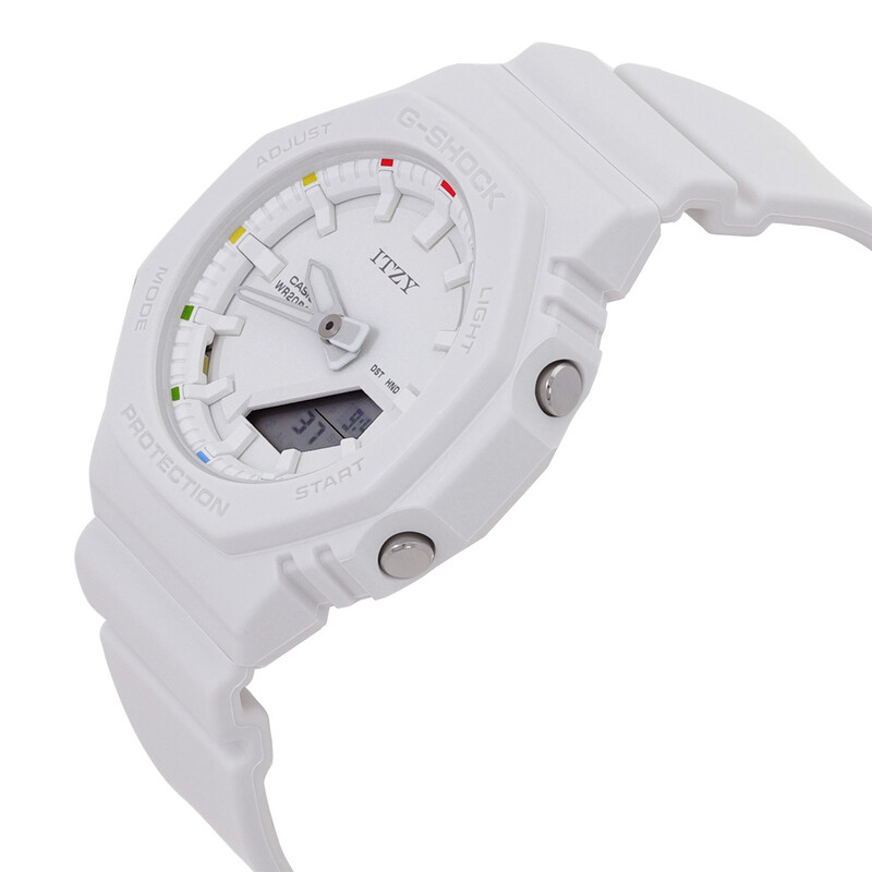 Casio Alarm World Time Quartz Analog-Digital White Dial Ladies