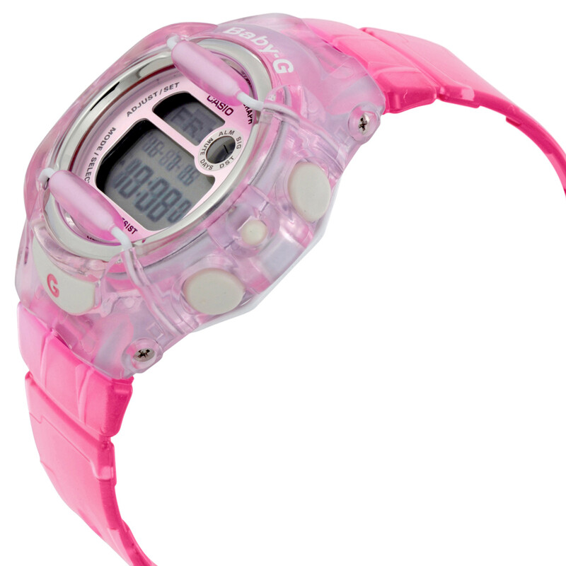 Casio Baby G Pink Resin Digital Ladies Watch BG169R-4 079767432560