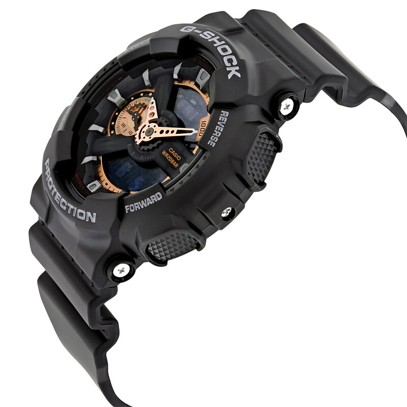 Casio G-Shock Black Dial Resin Men's Watch GA110RG-1A 079767969653