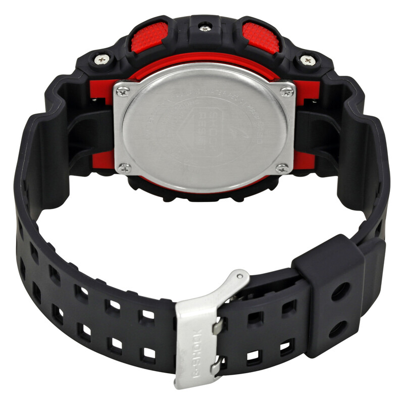 Casio G-Shock Black Resin Strap Men's Watch GA100-1A4 079767443924