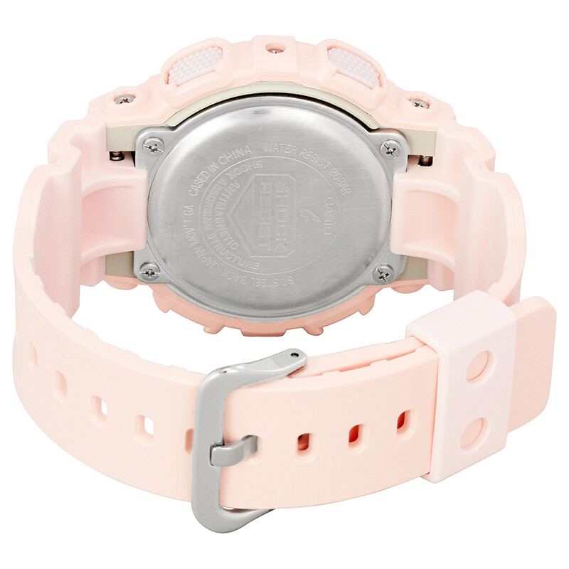 Casio G-Shock Digital Dial Pink Resin Ladies Watch GMAS110MP-4A1