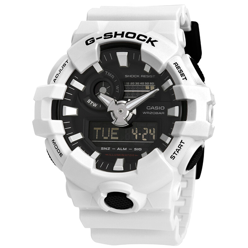Casio G-Shock World Time Black Dial Men's Analog-Digital Watch GA