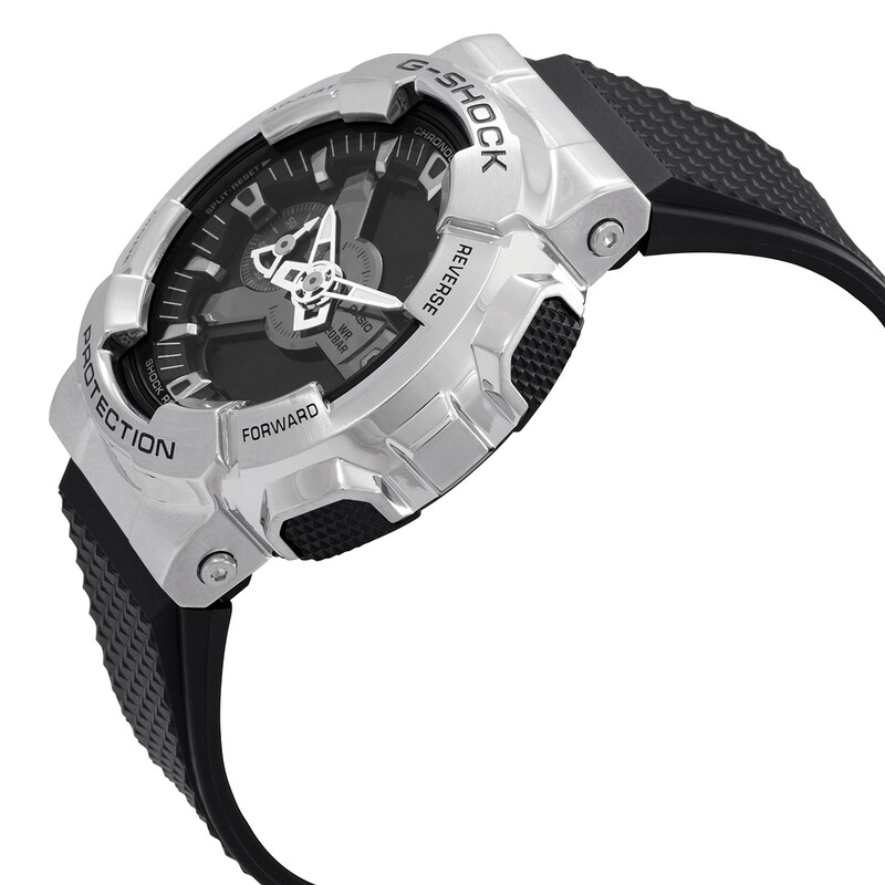 Casio GM-110 Alarm World Time Quartz Analog-Digital Black Dial