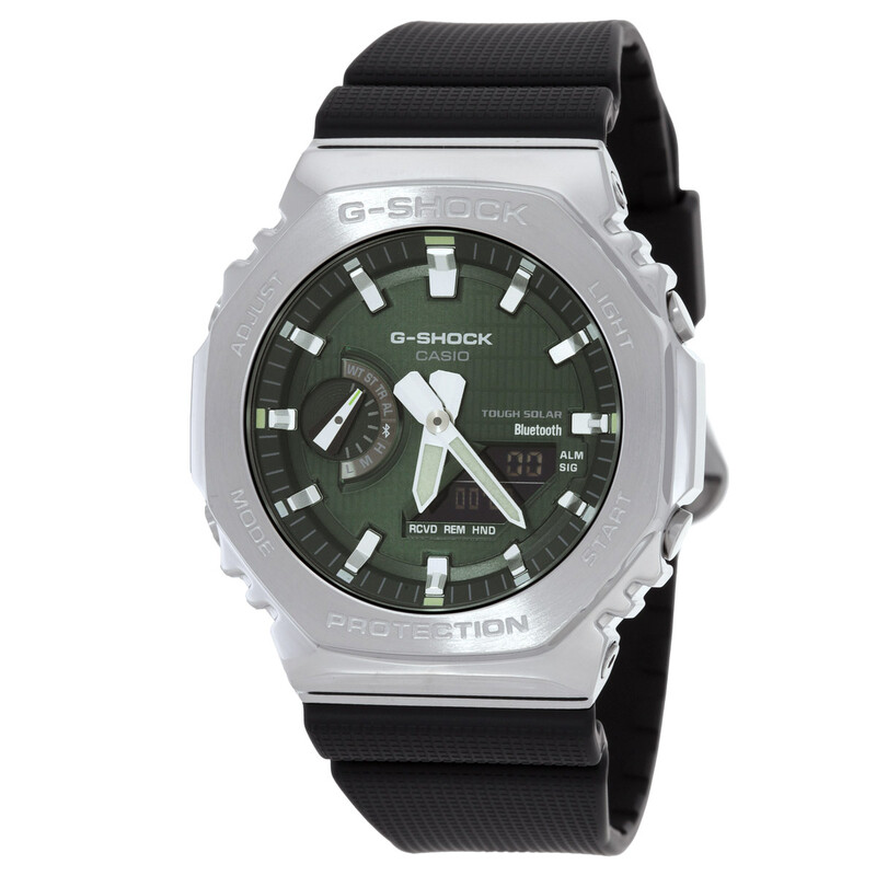 Casio G-Shock Alarm Analog-Digital Green Dial Watch GBM2100A-1A3 Casio G-Shock Alarm Analog-Digital Green Dial Watch GBM2100A-1A3
