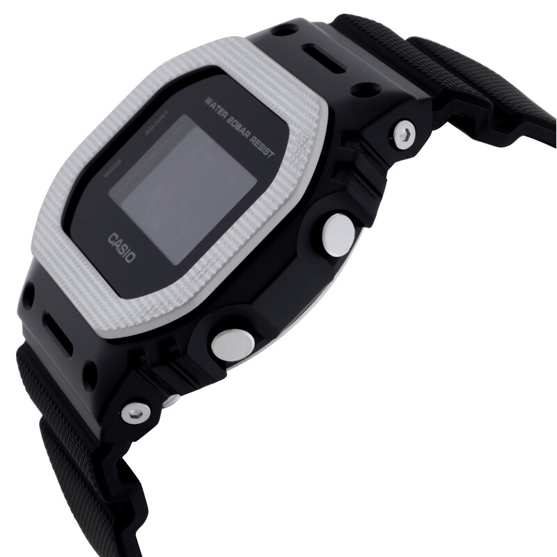Casio G-Shock Alarm Quartz Digital Black Dial Watch GM-5600BM-1