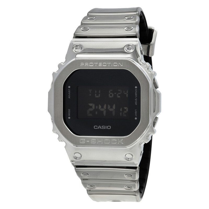 Casio G-Shock Alarm Quartz Digital Black Dial Watch GM-5600YM-8DR
