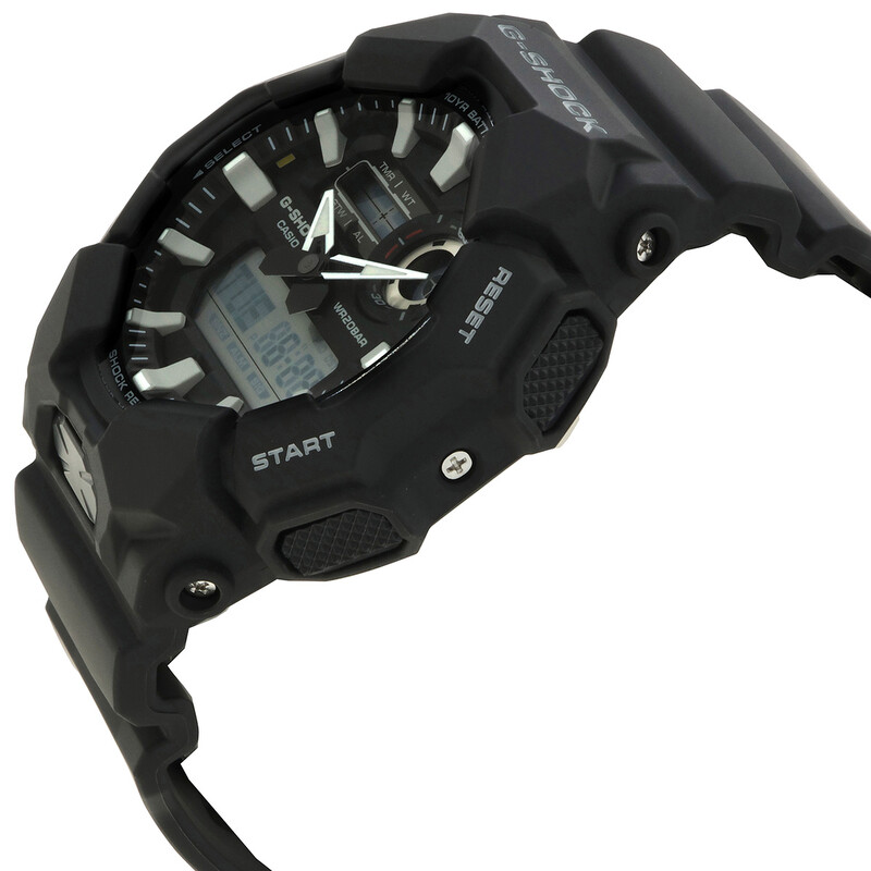 Casio G-Shock Alarm World Time Quartz Analog-Digital Black Dial