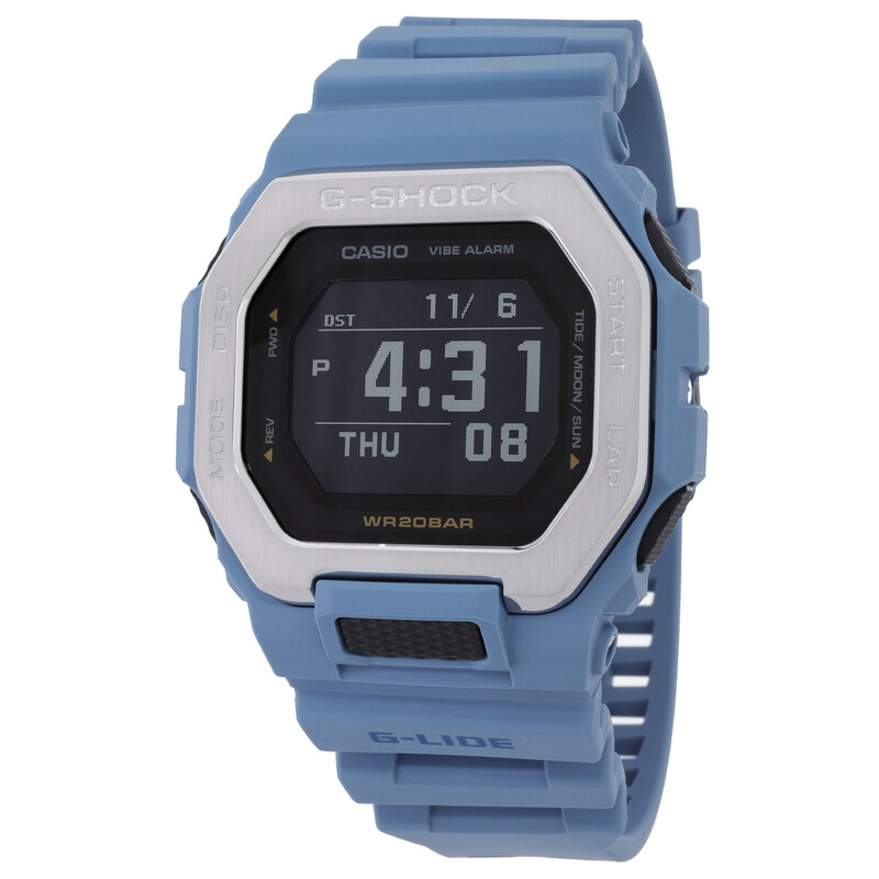 Casio G-Shock Alarm World Time Quartz Digital Black Dial Men's