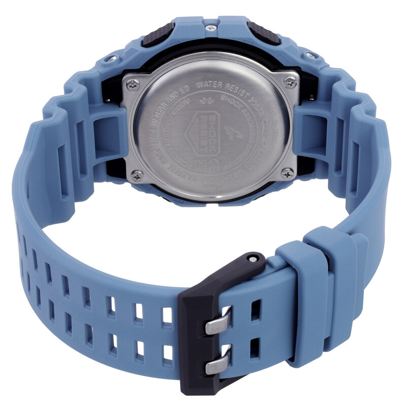 Casio G-Shock Alarm World Time Quartz Digital Black Dial Men's