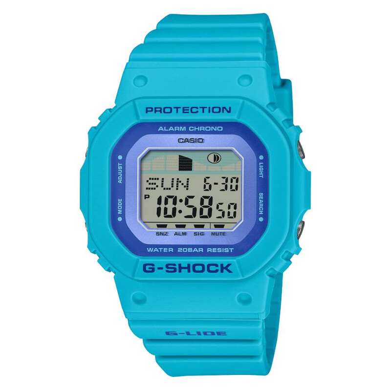 Casio G-Shock Alarm World Time Quartz Digital Ladies Watch GLX