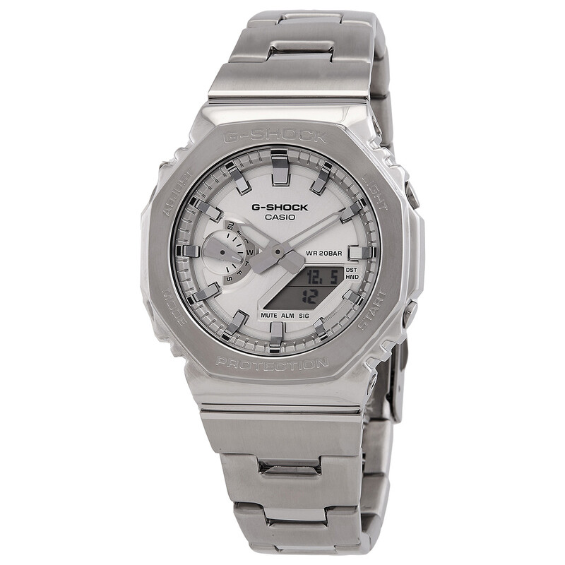 Casio G-Shock G-Steel 2100 Series Silver-tone Dial Men's Watch