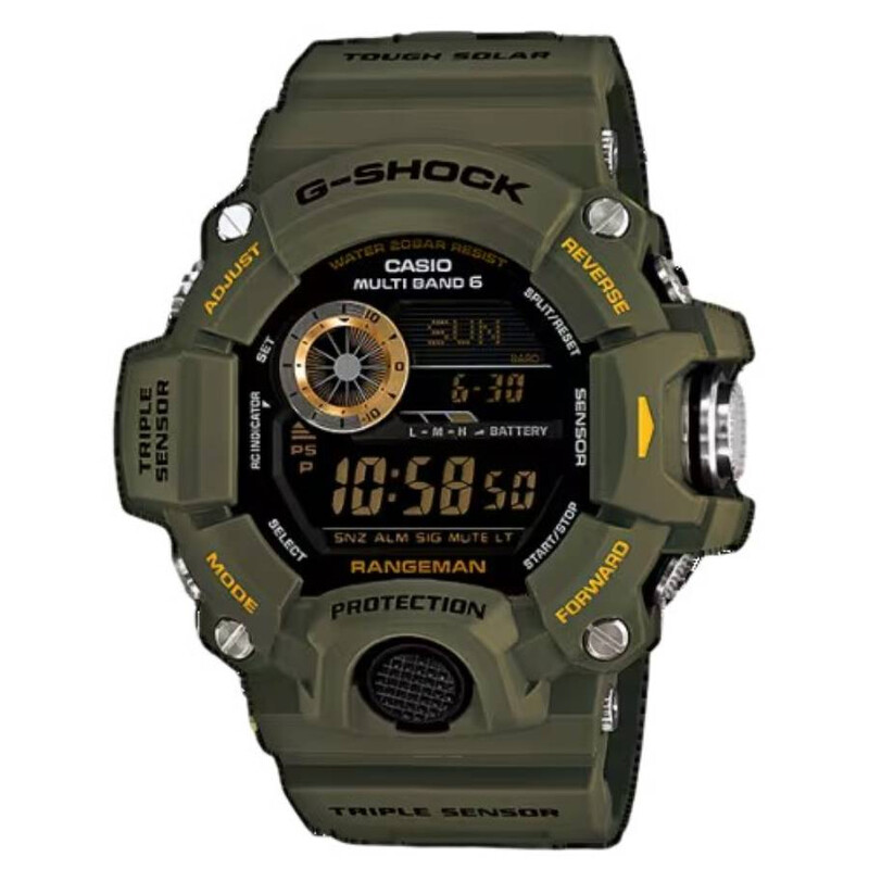 Casio G-Shock Master Of G Land Perpetual Quartz Digital Black Dial